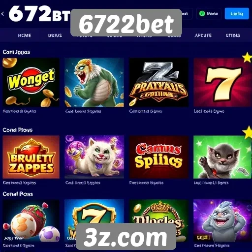 6722bet oferece diversidade de jogos online