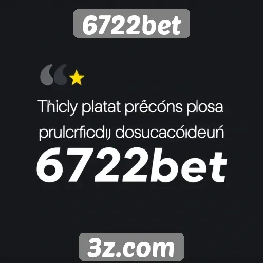 Avaliação da atenção ao cliente em 6722bet